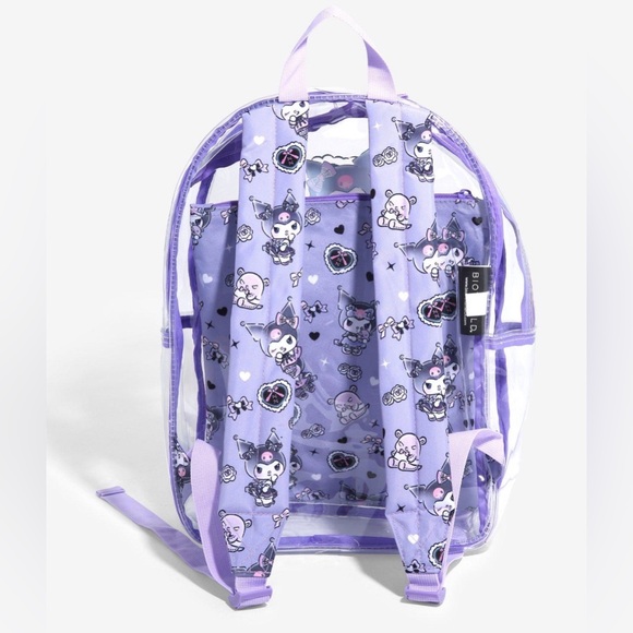 Kuromi Lolita Purple Clear Backpack- NWT - Picture 4 of 5